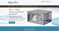Desktop Screenshot of magicaire.com