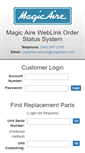 Mobile Screenshot of magicstatus.magicaire.com